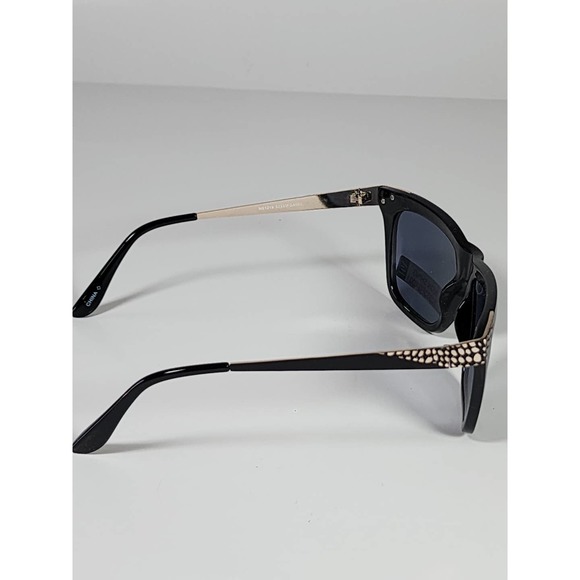 FGX Foster Grant Full Classic Black & Silver Snake Print Sunglasses 52333FGX001 - Picture 6 of 11